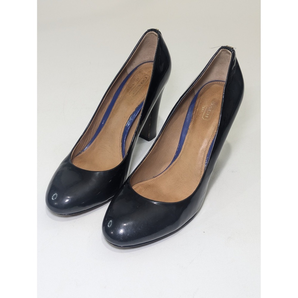 Coach Women's Shelley Patent Pumps, Black, 10 B